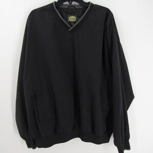 Cabela's Black Pullover Wind Jacket XL